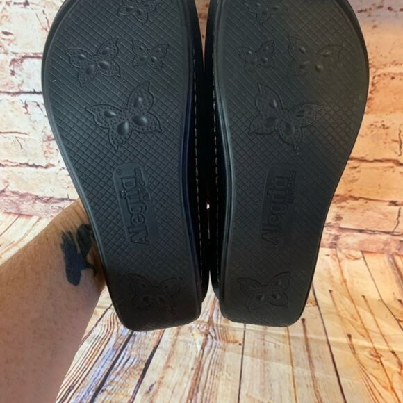 Alegria Fiona Iris Colorful Floral Sandals F10-135 Sz 35/5 - Picture 7 of 8